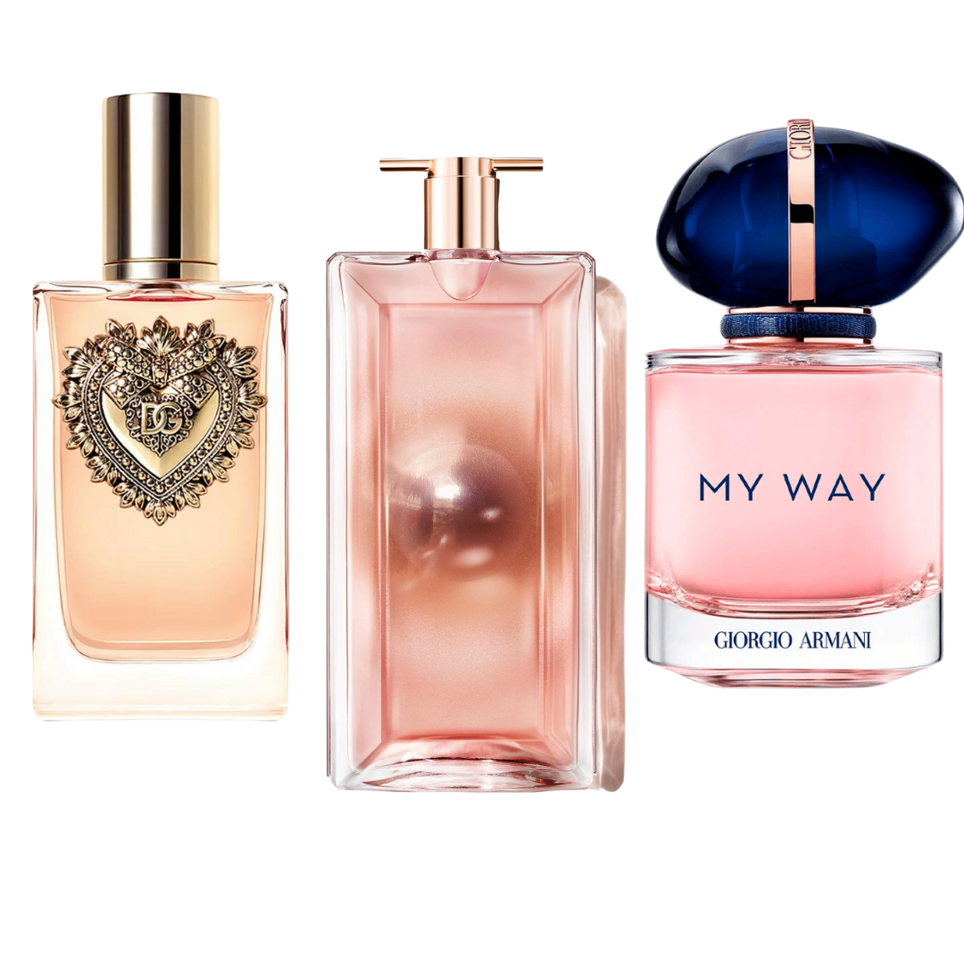 Paket mit 3 Parfums: Dolce & Gabbana Devotion, My Way Giorgio Armani, Lancôme Idôle (Eau de Parfum)